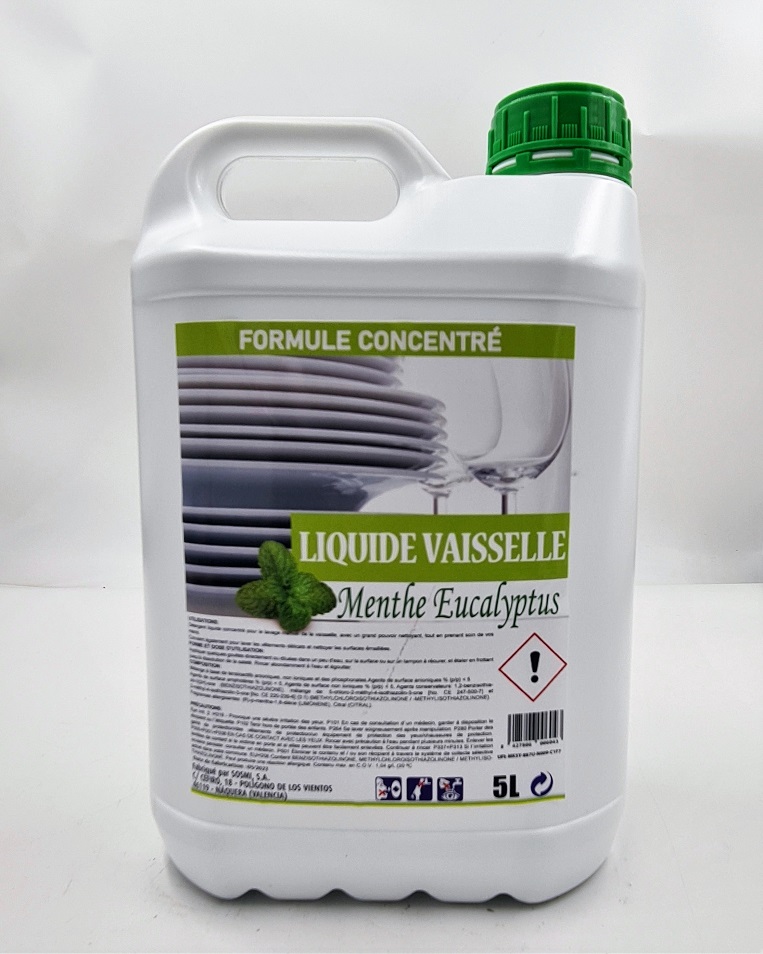 Liquide Vaisselle Menthe Eucalyptus